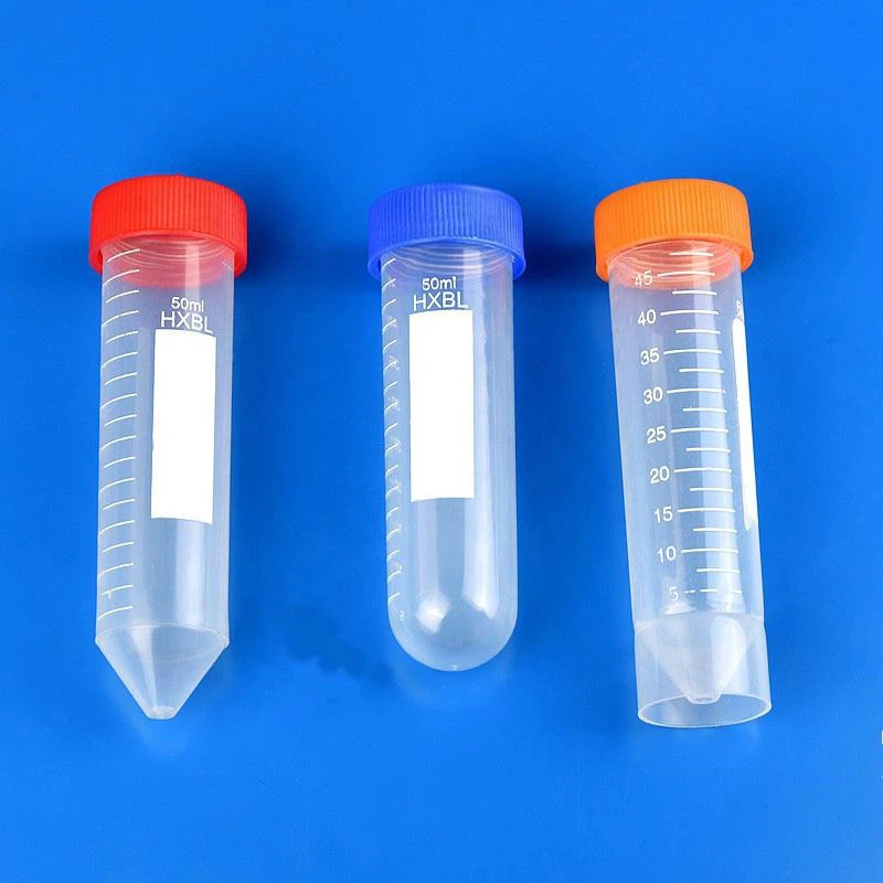 Centrifuge Tube Hoobkas Los ntawm Tuam Tshoj nrog ISO Laboratory Consumables Ntsia Hlau Caps