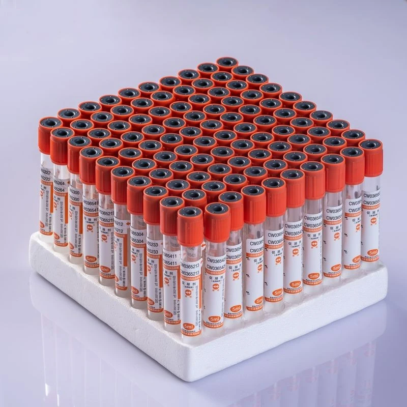 Clot Activator Vacuum Blood Collection Tube