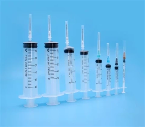 Pov tseg Syringe Nrog Luer Xauv lossis Luer Slip