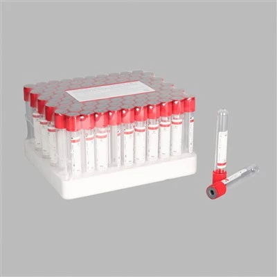 Medical Vacuum Blood Test Tube Clot Activator Tube Disposable Blood Collection Tube