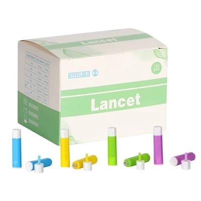 Safety Sterile Blood Pressure Activated Safety Lancet